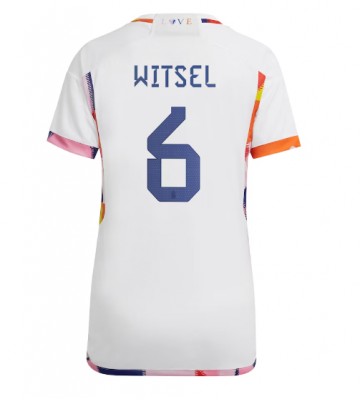 Belgien Axel Witsel #6 Udebanetrøje Dame VM 2022 Kort ærmer